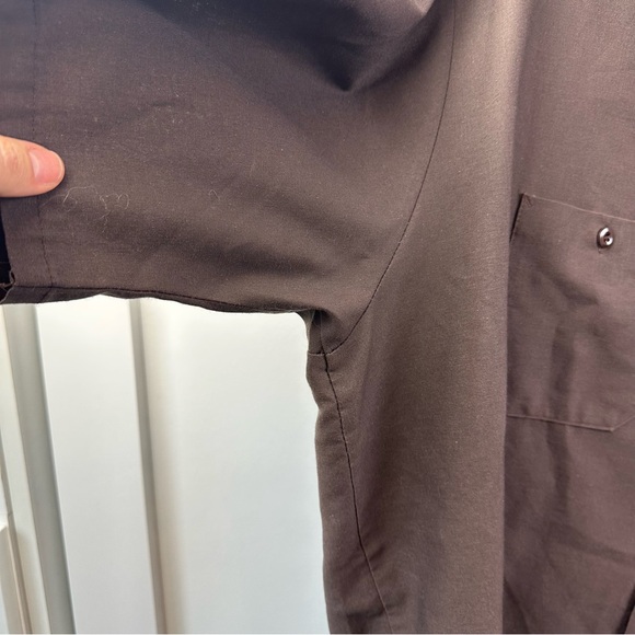 Red Kap + Andrew Bawidamann Flying Tigers Short-Sleeve Button Up Shirt Workshirt - Picture 6 of 12